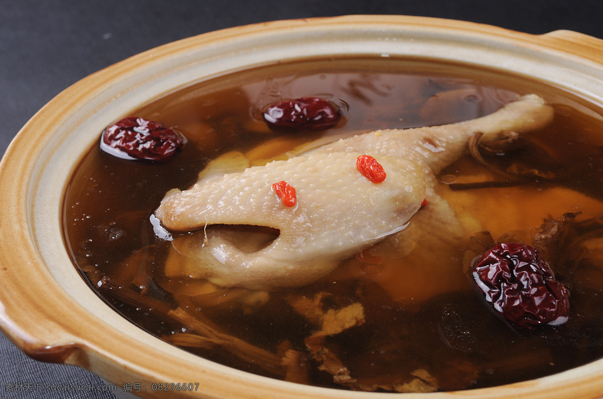 茶树菇炖老鸡 餐饮 美食 茶树菇 鸡汤 养生 传统美食 餐饮美食
