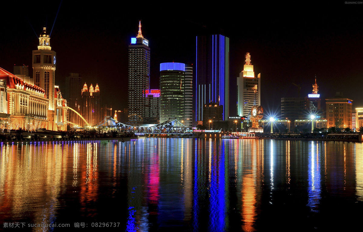 城市 城市夜景 传统文化 灯 都市 发展 反射 风景 天津 海河 夜景 天津海河夜景 主题 繁荣 户外 建筑 水面 夜晚 水 市区 天空 旅行 旅游 海 河 桥 霓虹灯 水平构图 光亮 东亚 天津市 建筑摄影 建筑园林 装饰素材 灯饰素材