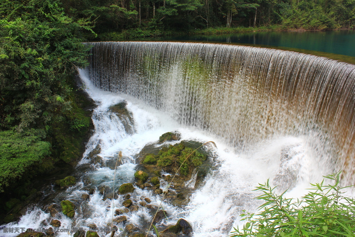 贵州 荔波 大小七孔 水 瀑布 山水风景 自然景观