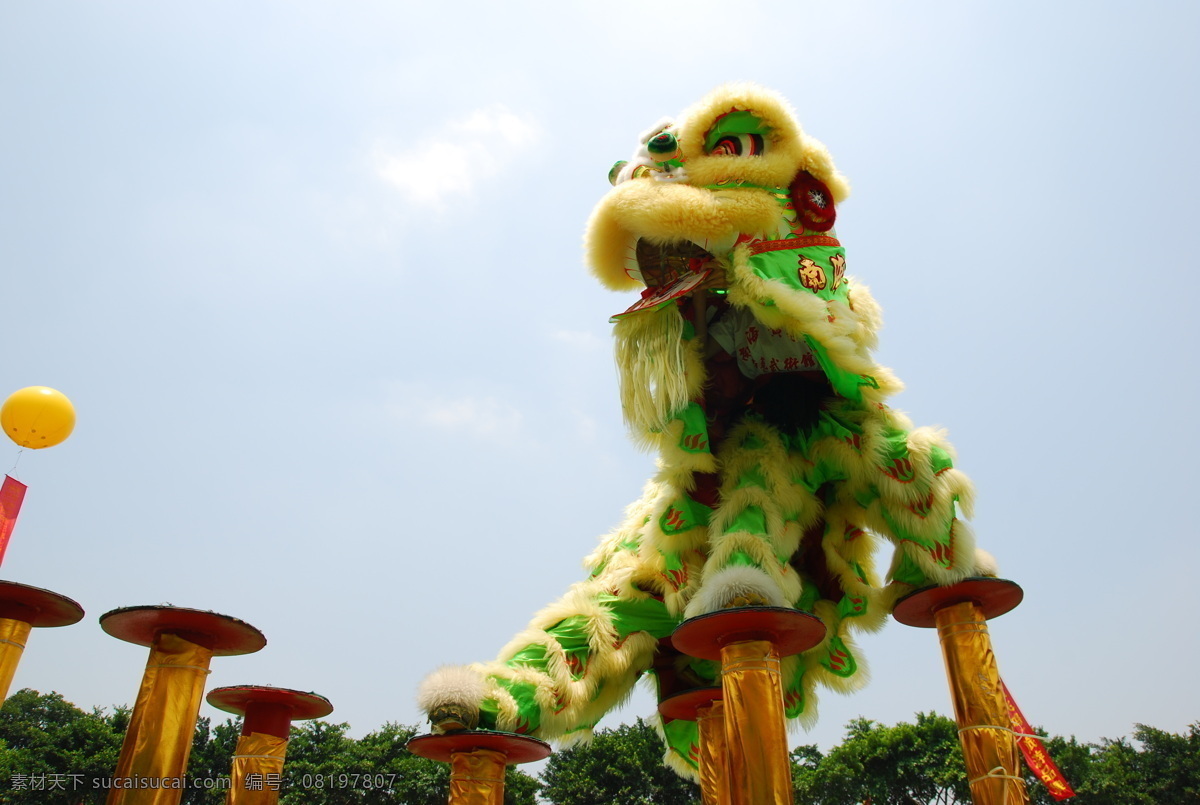 狮王大赛 黄飞鸿故乡 舞狮 醒狮 南狮 黄飞鸿武术馆 文化艺术