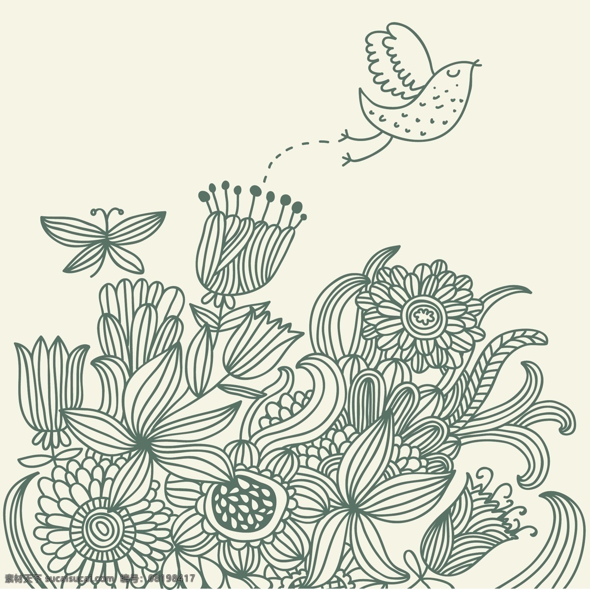 背景画 背景素材 背景元素 插画 插画设计 动画背景 动漫 动漫玩偶 鲜花小鸟 鲜花 花朵 小鸟 蝴蝶 花卉 卡通 时尚背景 图画素材 梦幻素材 花式背景 卡通动物 卡通背景 漫画 梦幻世界 卡通动漫 卡通设计 动画设计 手绘画 矢量卡通设计 矢量 插画集