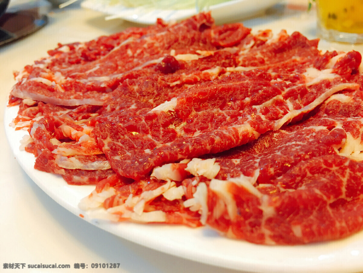 牛肉 火锅 食材 刷牛肉 雪花牛肉 艺术 餐饮美食 食物原料