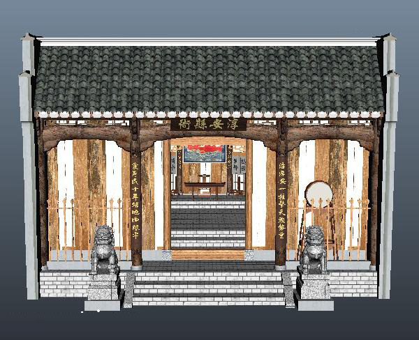 房子 建筑 3d 模型 背景 场景 网络游戏 游戏原画 原画设计 游戏 3d模型素材 游戏cg模型