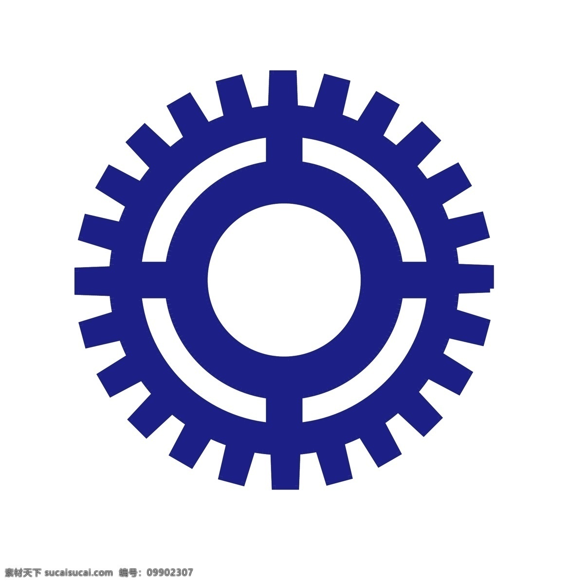 logo ui 标识 扁平 矢量 图标 蓝色图标 蓝色齿轮 从动轮 仪器 自动轮 机械 轮子 车轮子 车轮 标志图标 网页小图标