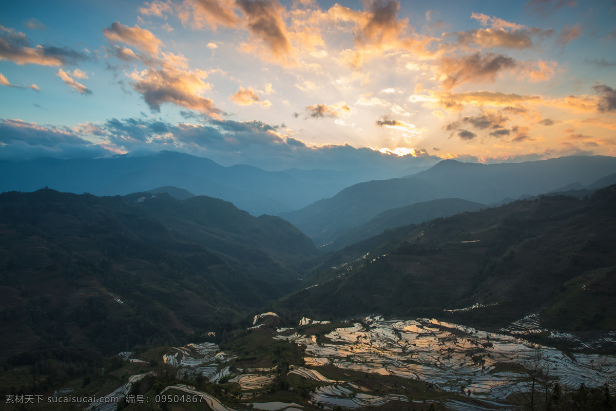 云南 元阳 梯田 风景