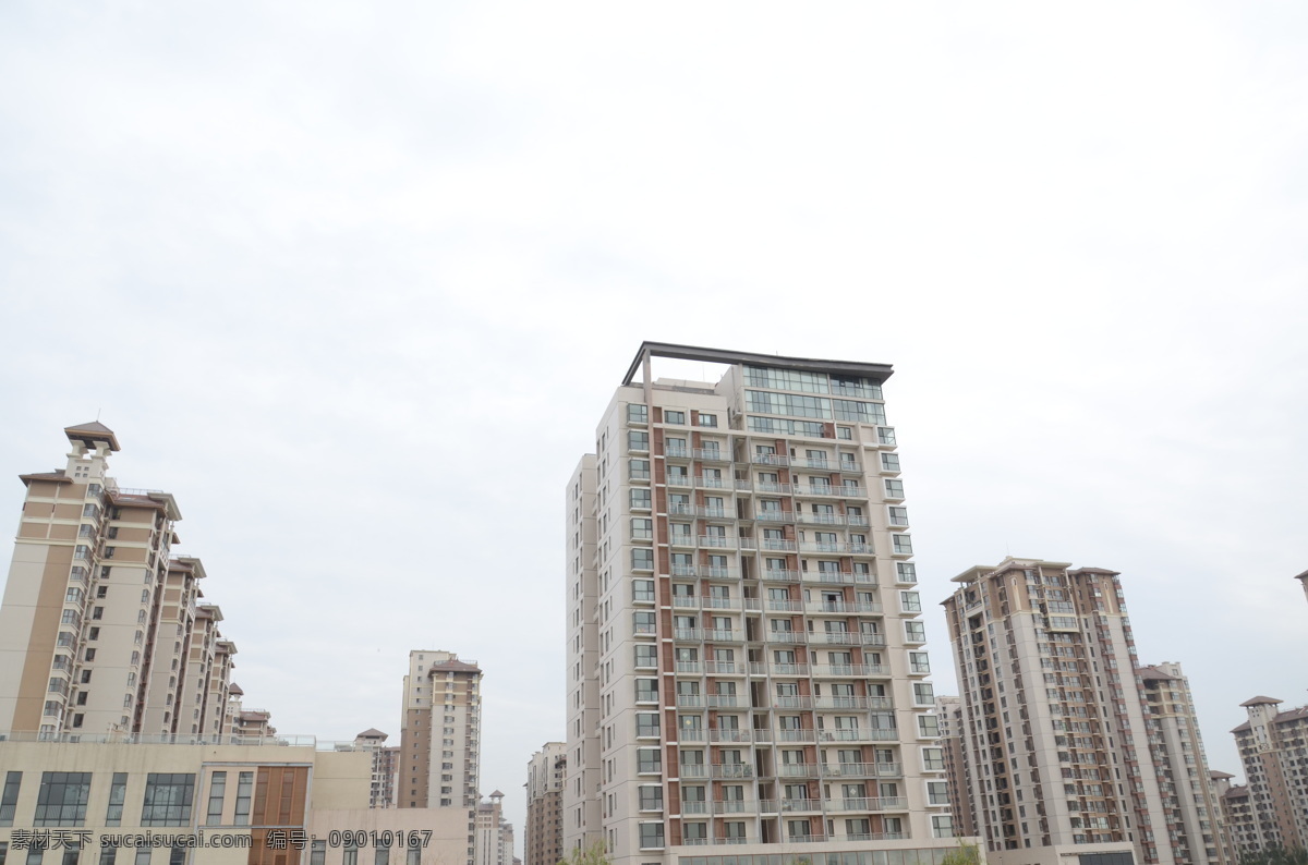 楼房 楼盘 楼市 高楼 小区高楼 房产地产 建筑园林 建筑摄影 白色