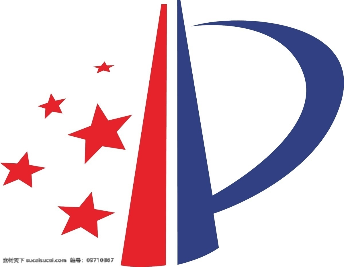 知识产权 logo 图标 白色