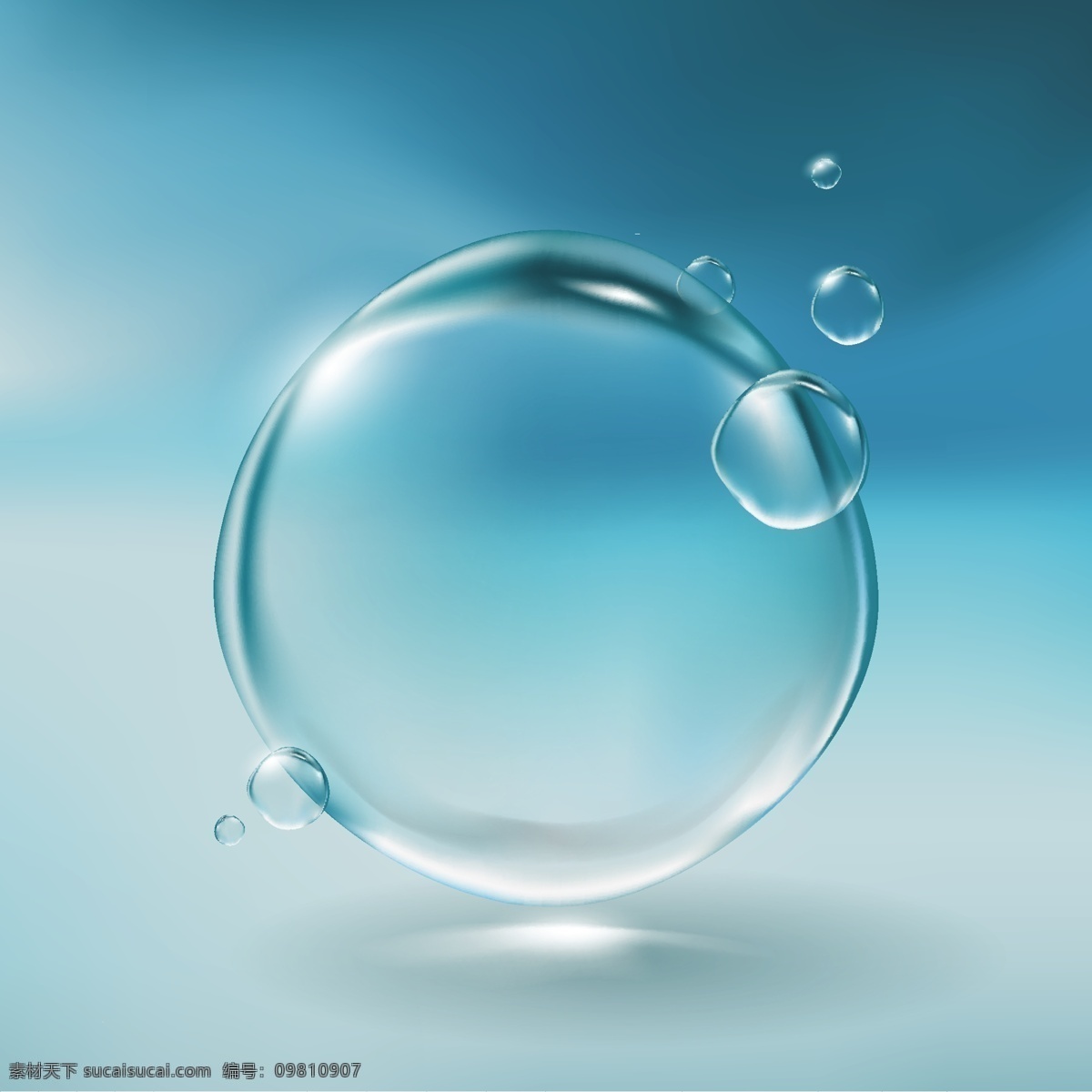 水珠 水球 矢量 液体水珠 水滴水球 气泡气泡背景 泡泡泡沫 类别 青色 天蓝色