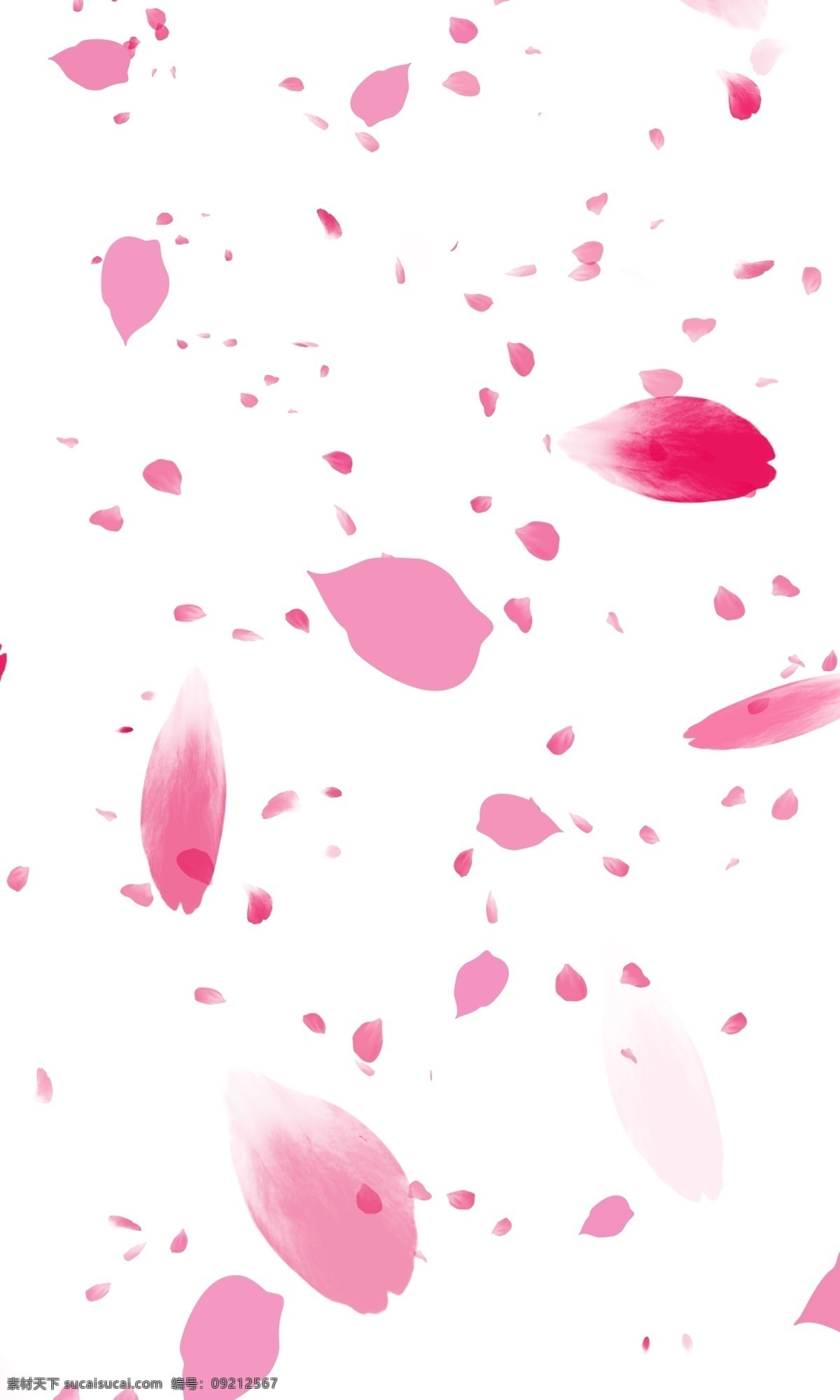 粉红色 花瓣 雨 背景 免 扣 粉红色花瓣 可自行组合 免扣 浪漫的花瓣雨 高清