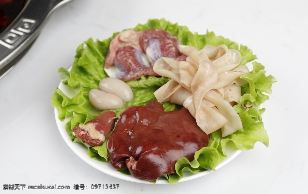 火锅拼盘 鸡肝 鸡宝 鸡肠 鸡胗 火锅涮物 餐饮美食 食物原料