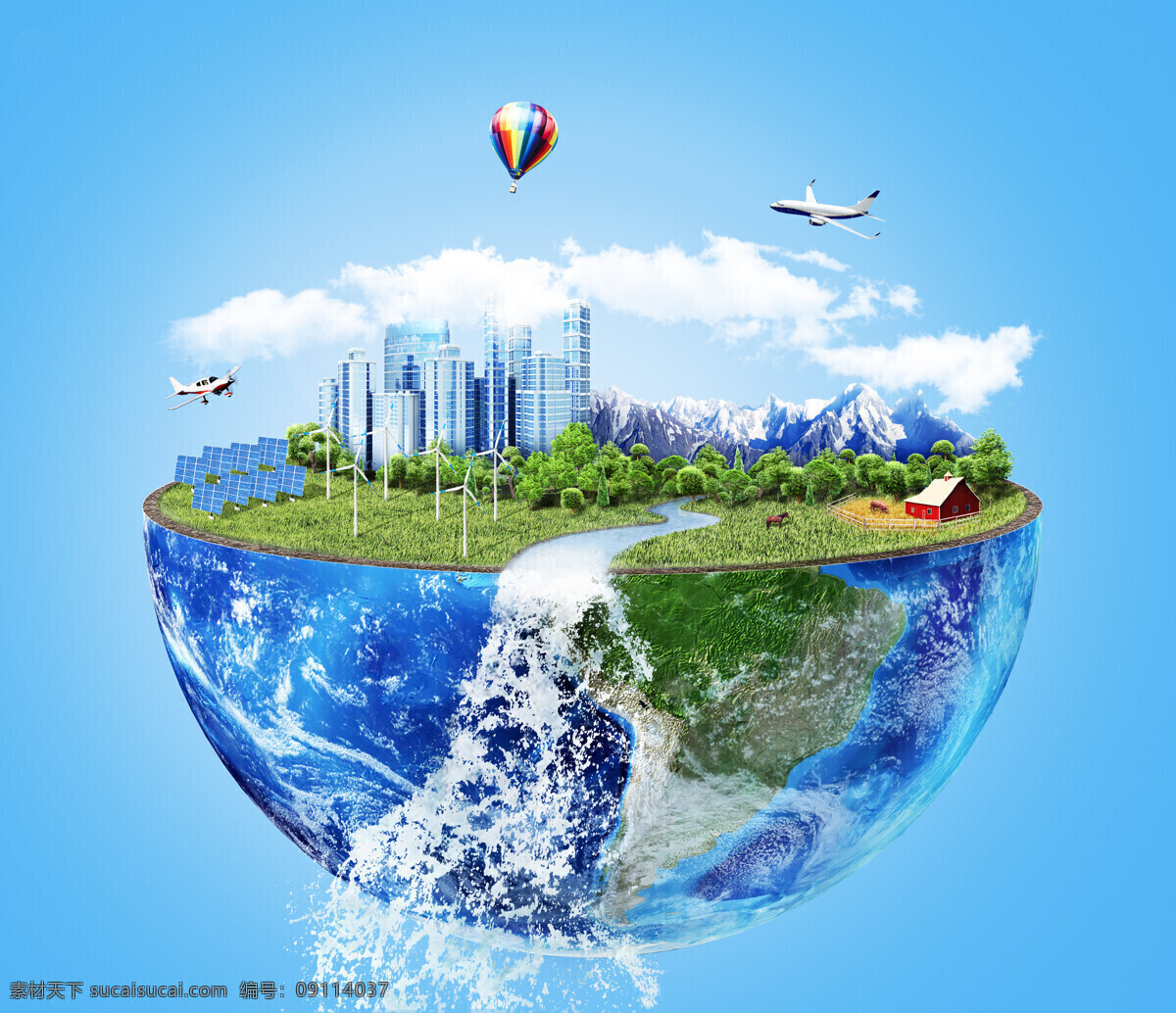 爱护地球 保护环境 爱护环境 爱护家园 创意环保 文明城市 城市环保 城市 循环城市 可持续发展