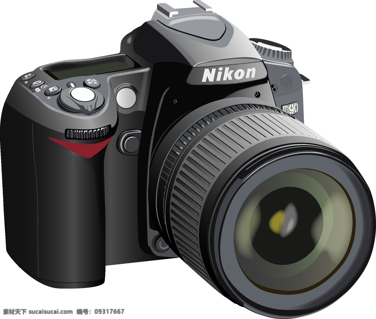 尼康相机 nikon d90 照相机 相机