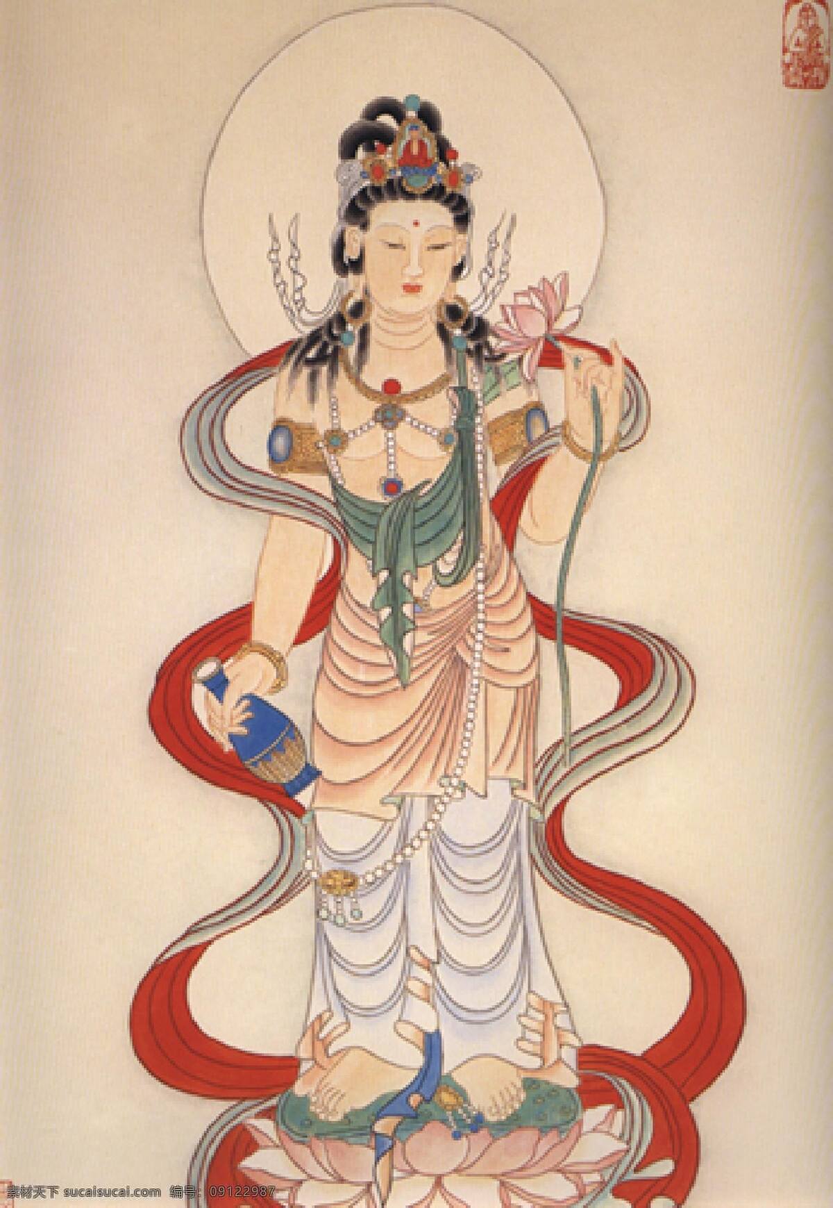 观音 三 十 二 相 菩萨 装饰 美术 工艺 祠堂人物 人物图库 生活人物