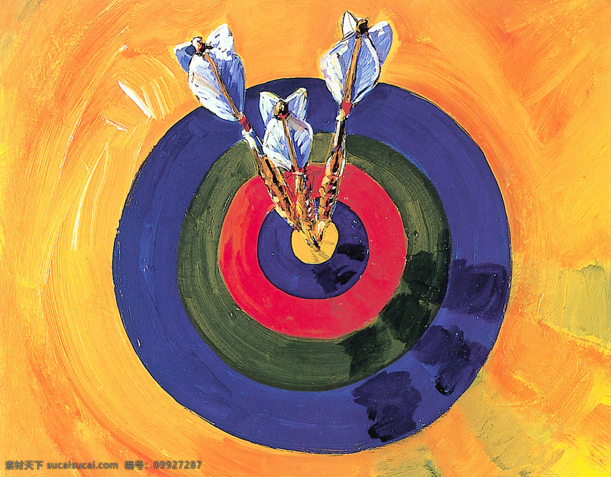 奥运 比赛 插画 绘画书法 箭 射箭 文化艺术 油画 射中 靶心 非 高清 百步穿杨 插画集