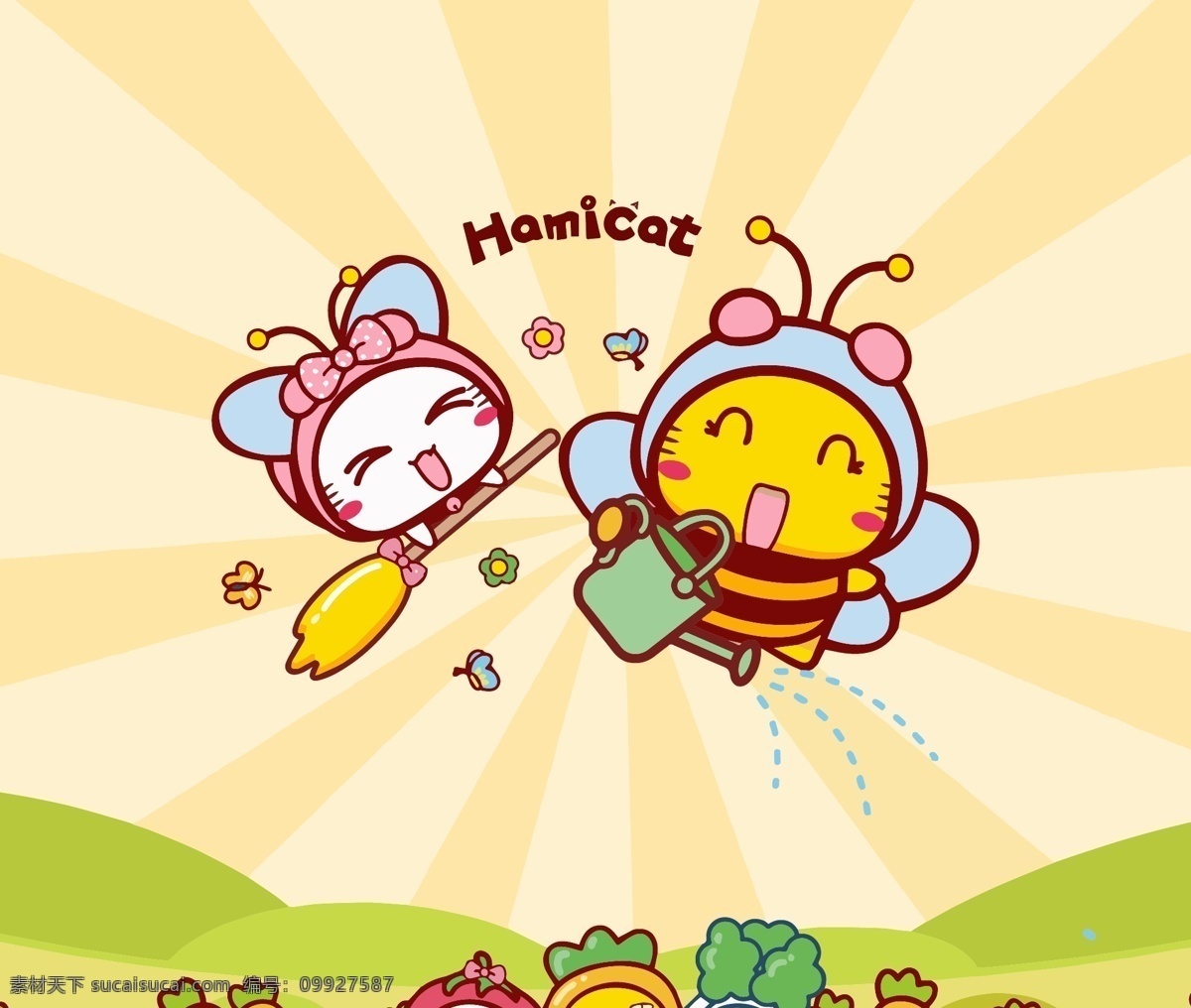 小蜜蜂 天线宝宝 黄蜜蜂 可爱蜜蜂 可爱宝宝 动漫动画 动漫人物