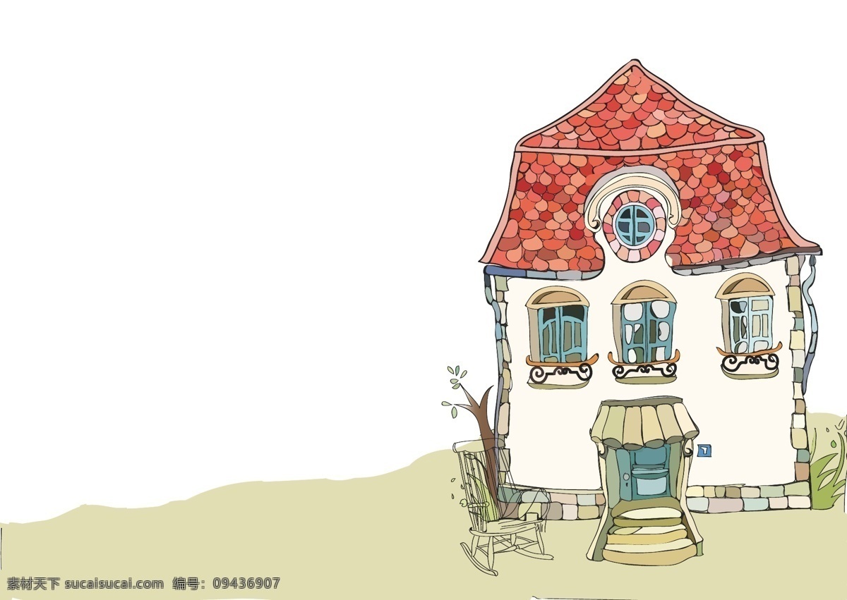 卡通房子 卡通 动漫 房子 阿狸的房子 可爱