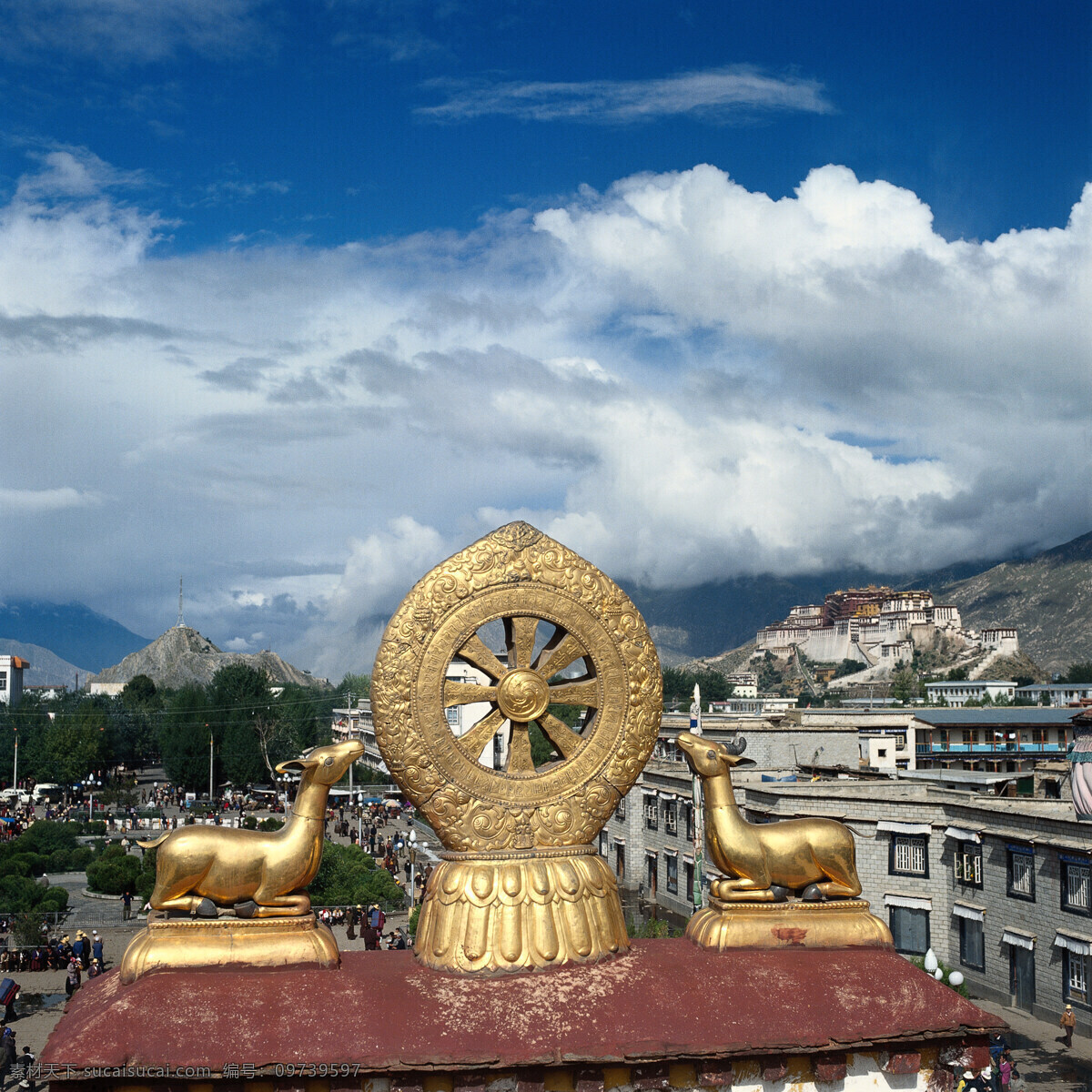 布达拉宫 西藏 国内旅游景点 建筑 世界遗产 国内旅游 旅游摄影 宫殿 拉萨 白宫 天空 建筑景观 城市风光 环境家居