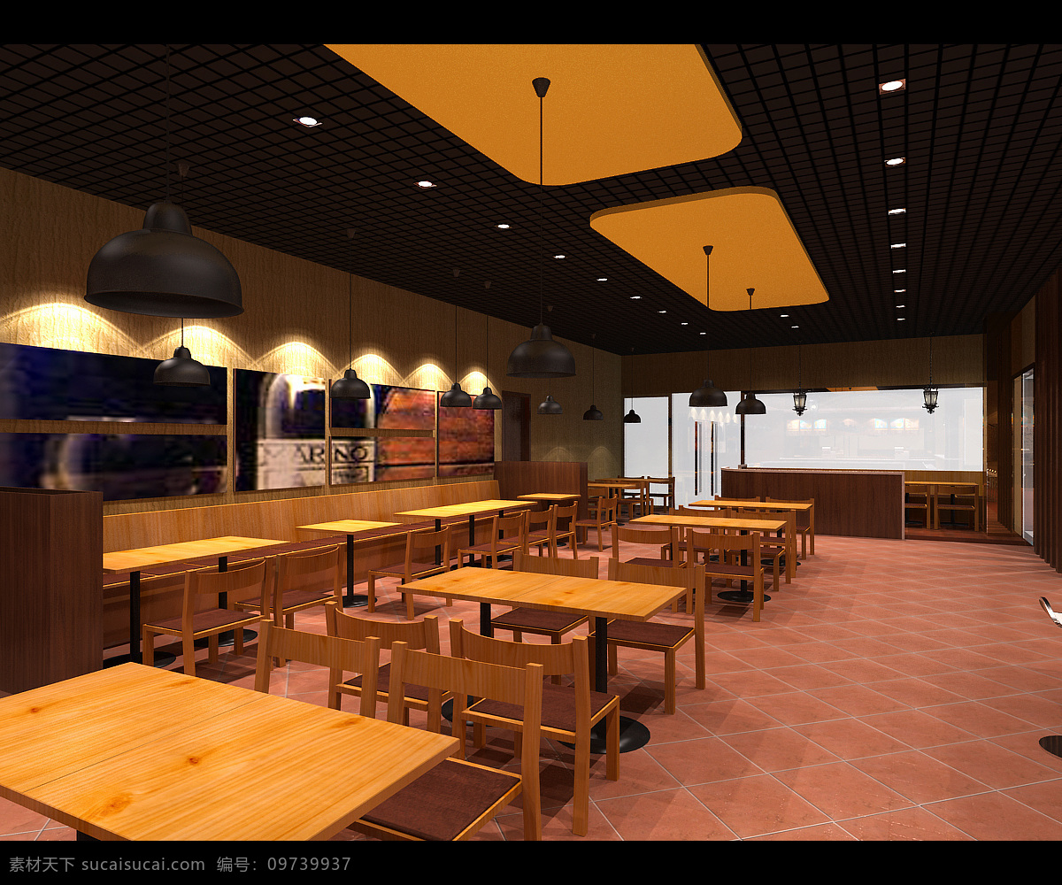 环境设计 简餐 咖啡 快餐 室内设计 西餐 效果图 快餐店 室内 设计素材 模板下载 装饰素材
