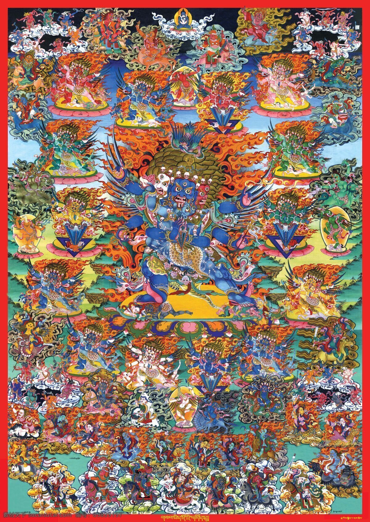 唐卡 装饰画 西藏 佛像 神像 佛陀 文化艺术 宗教信仰 唐卡装饰画
