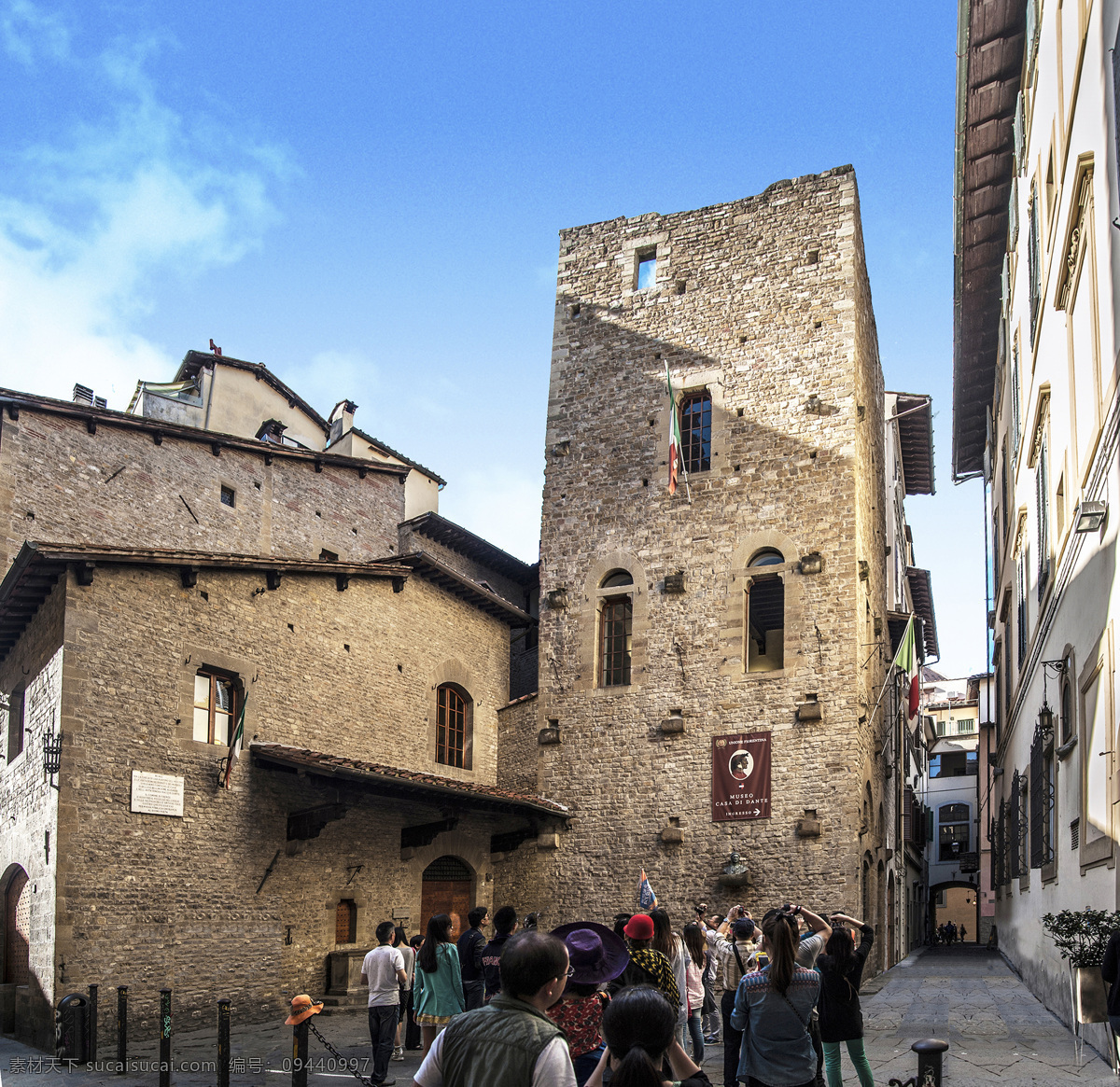 但丁故居 意大利 佛罗伦萨 著名诗人 阿利盖利 但丁 故居 旅游摄影 国外旅游