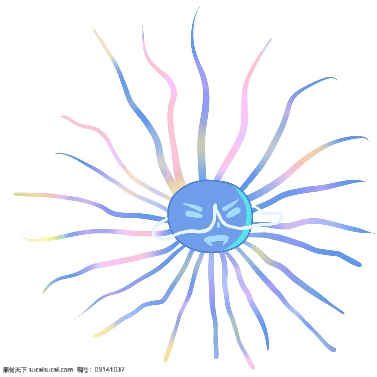 螺旋 菌 细菌 插画 螺旋菌插画 卡通插画 细菌插画 病菌插画 细胞膜 细胞质 真菌 单细胞生物
