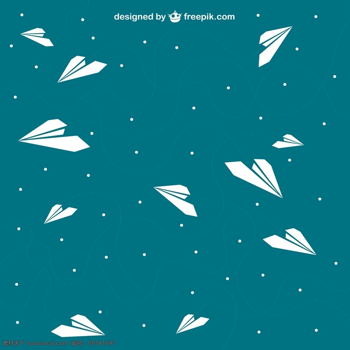纸飞机背景 飞机 飞机飞行 飞行 白云 简洁插画 天空 纸飞机 矢量图形 生活用品 生活百科 矢量