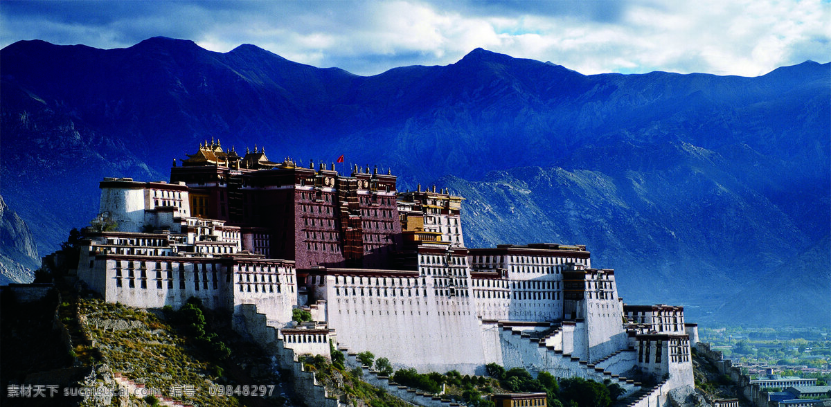 西藏 布达拉宫 风光 塞外 风景 生活 旅游餐饮