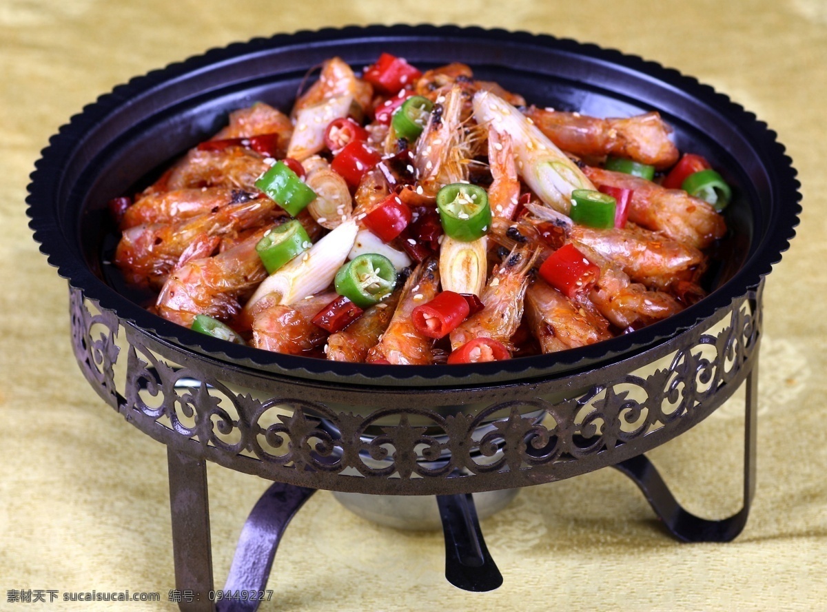 香锅虾 虾 传统美食 餐饮美食