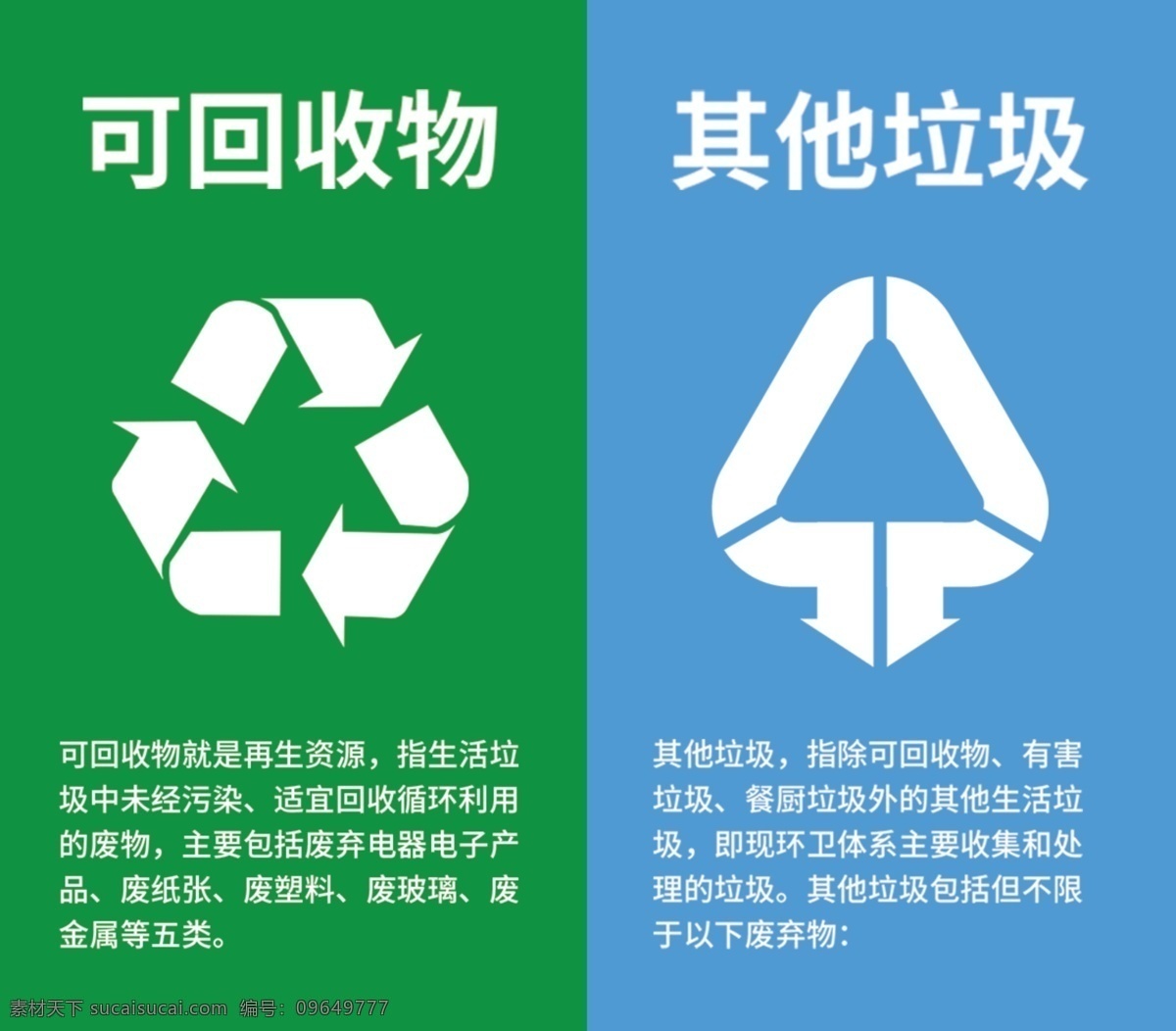 垃圾 分类 回收 标志 可回收 不可回收 垃圾桶 其他垃圾 标识 分层