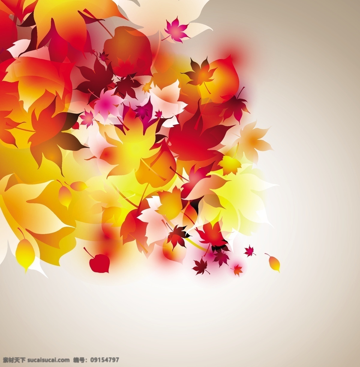 充满 活力 秋叶 抽象 矢量 背景 插画 创意 高分辨率 接口 免费 秋天 病 媒 生物 时尚 独特的 原始的 高质量 设计新的 ui元素 hd 元素 详细的 秋天的叶子 叶 红色的 黄色的发光的 秋天的颜色 丰富多彩的 生动的 充满活力 psd源文件