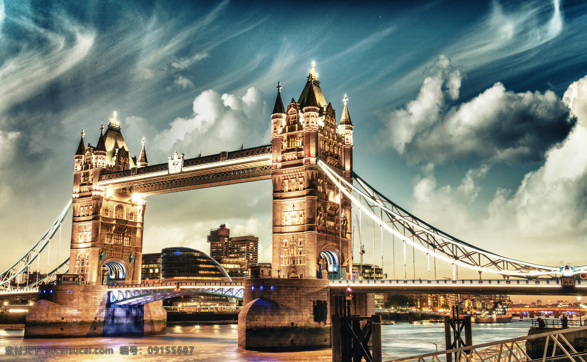 伦敦塔桥 英国 伦敦 塔桥 欧洲 夜景 建筑摄影 建筑园林
