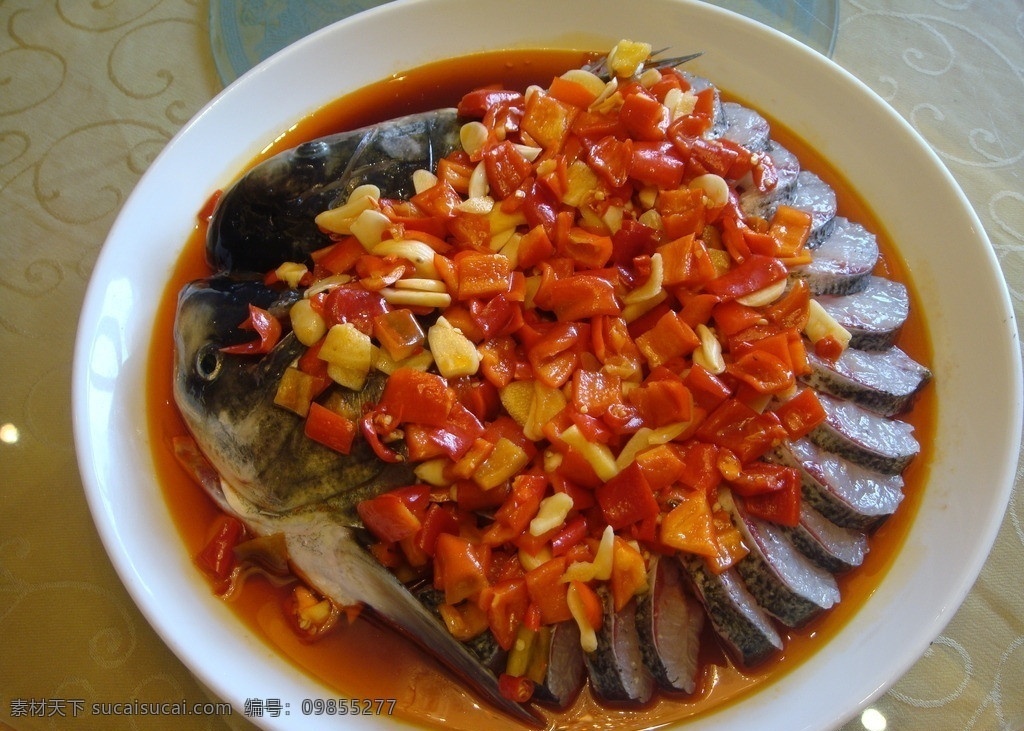 剁椒全鱼 剁椒鱼 剁椒鱼头 红辣椒 鱼 千岛湖鱼 传统美食 餐饮美食