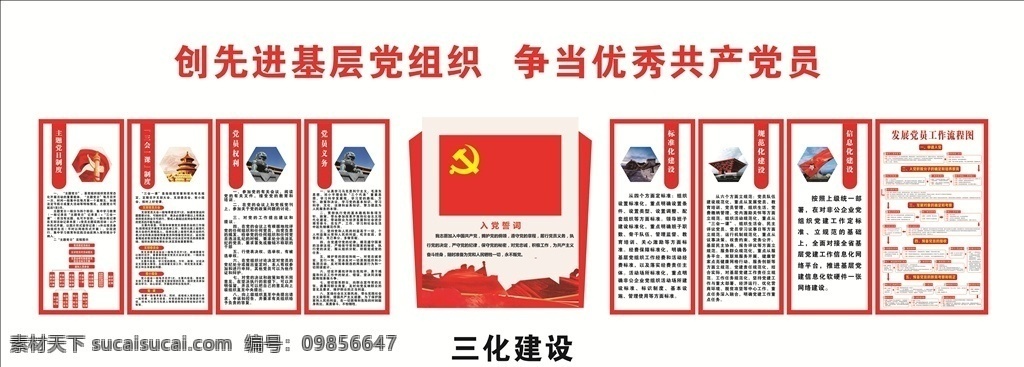 党建 三化建设图片 三化建设 党员义务 权利 标准化 规范化 信息化 发展党员工作