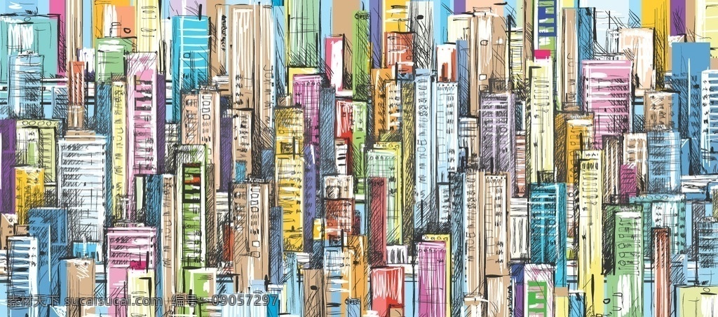 手绘城市建筑 建筑轮廓 简笔画建筑 绘画 彩绘 大厦剪影 建筑剪影 手绘城市 城市建筑主题 城市建筑 矢量 环境设计 建筑设计
