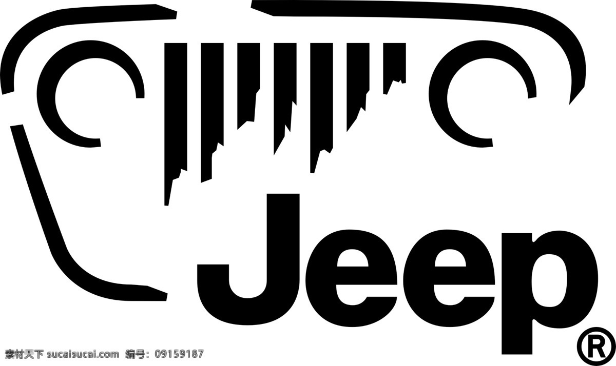 jeep 吉普 车队 logo 分层 源文件 车队俱乐部 psd源文件 logo设计