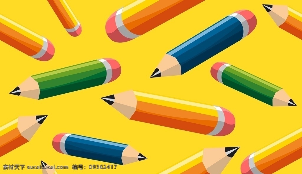 铅笔背景图片 开学季 书包 铅笔 创意广告 可爱 卡通 学生 海报 人物 线条 读书 背景 元素