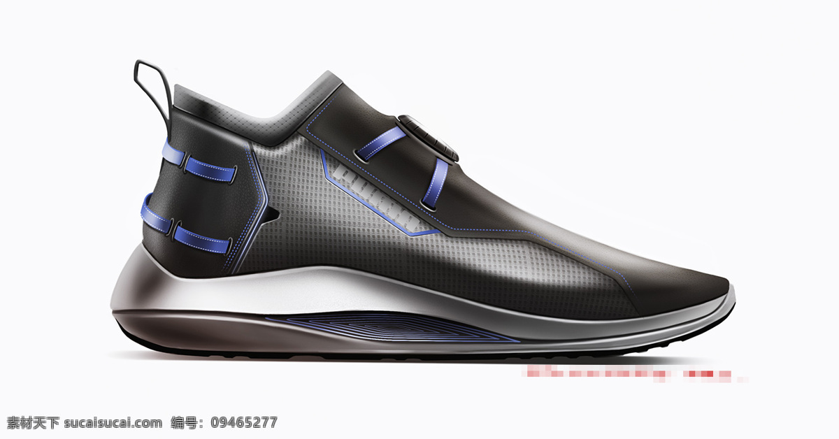 炫酷鞋子 工业产品 工业设计 黑色 手绘鞋子 效果图 鞋子 鞋子设计 鞋子效果图 炫酷