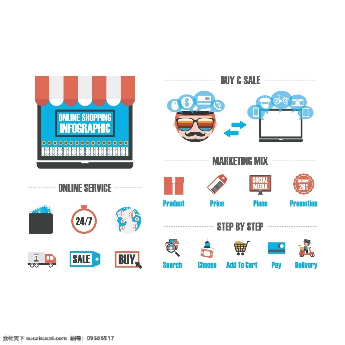 网上购物 信息 图表 模板 业务 图标 出售 购物 颜色 图形 数据 服务 要素 信息图表元素 在线 在线购物