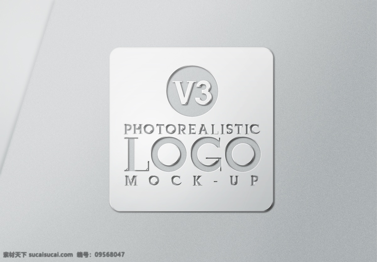 字母logo logo样机 银色 银色logo logo 样机 字母