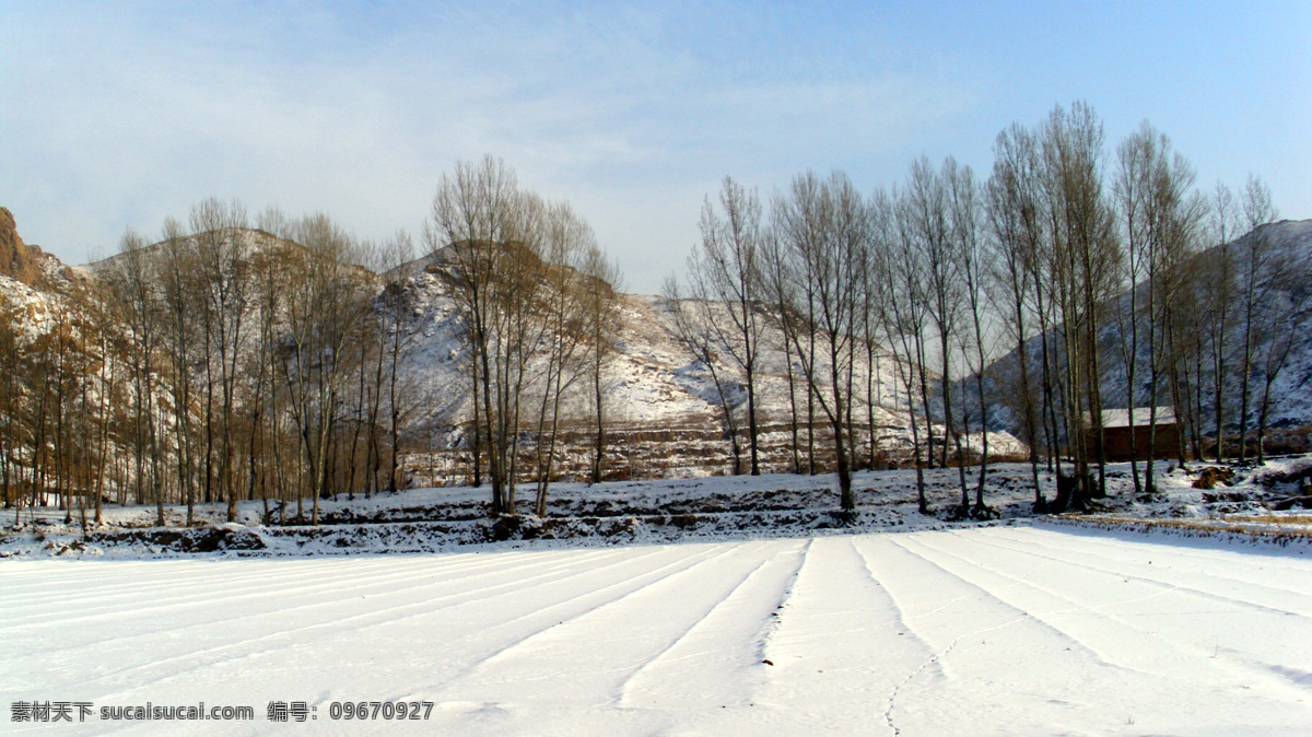 雪地 山 山峰 山峦 山水 树 树干 树林 树木 树木剪影 树枝 雪 风景 生活 旅游餐饮