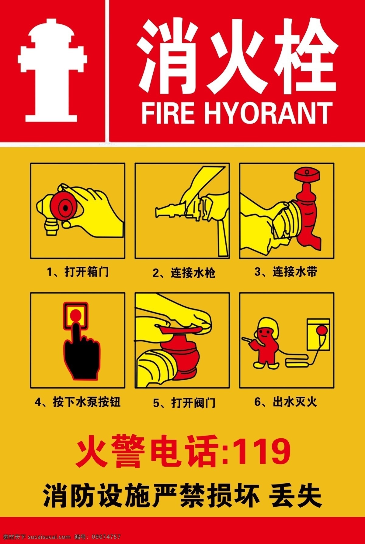 消火栓 灭火器 火灾 水泵 灭火 分层