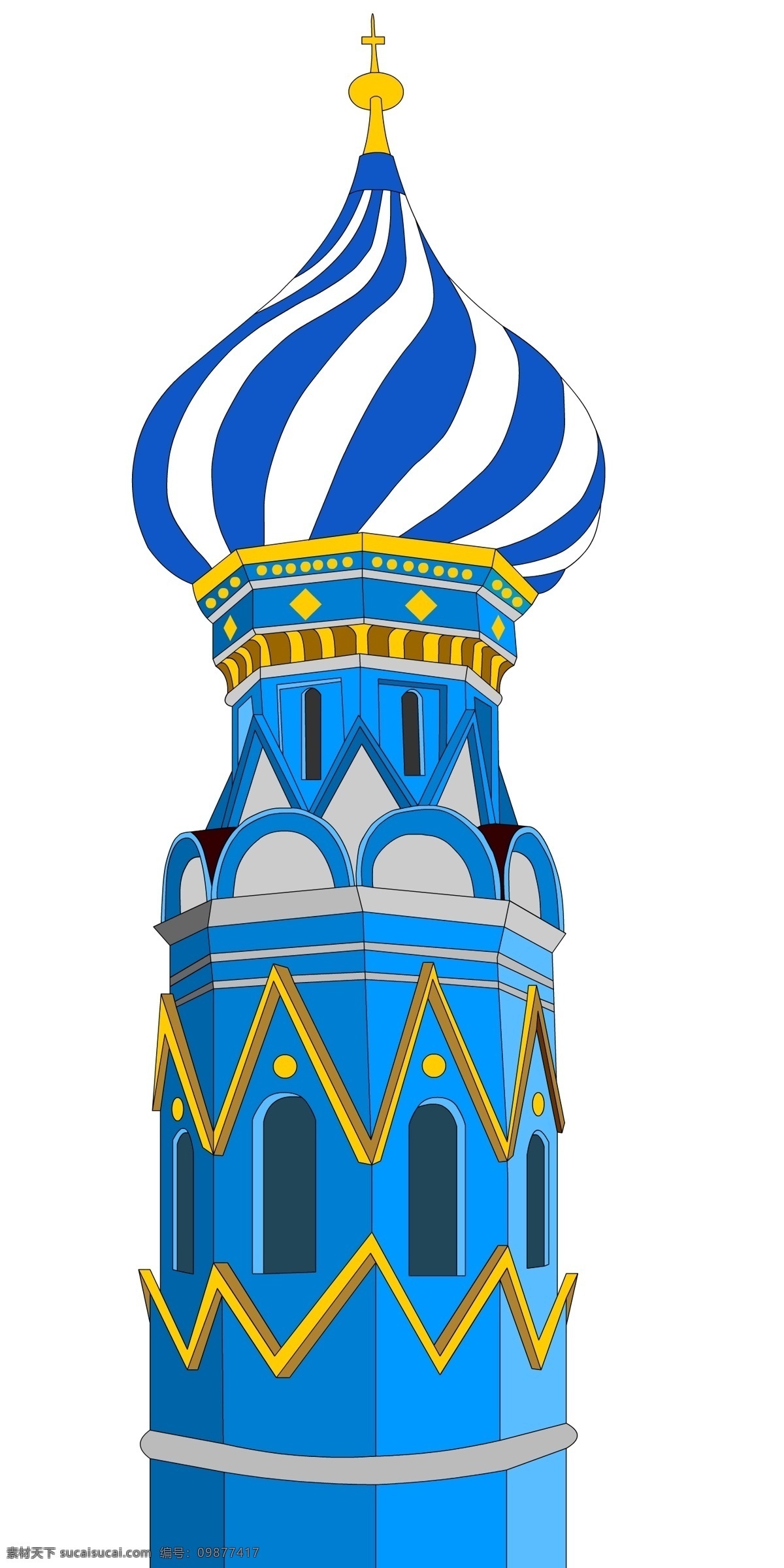 原创 俄罗斯 风格 卡通 城堡 建筑 俄罗斯风格 欧洲建筑 卡通设计 动漫动画 风景漫画