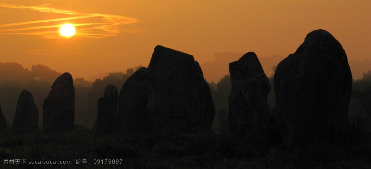 日出风景 石头 日出 日落 风景 太阳 黑色
