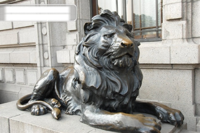 铜 狮子 雕刻 雕塑 吉祥 建筑园林 铸造 守护 看守 装饰素材 印章 图案
