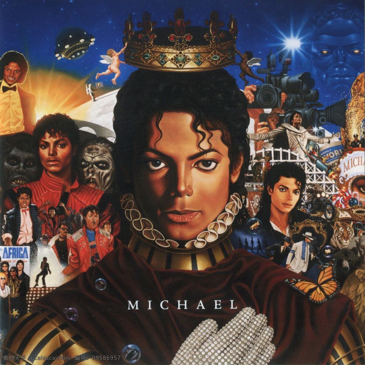 迈克尔杰克逊 2010 全新 专辑 海报 明星偶像 人物图库