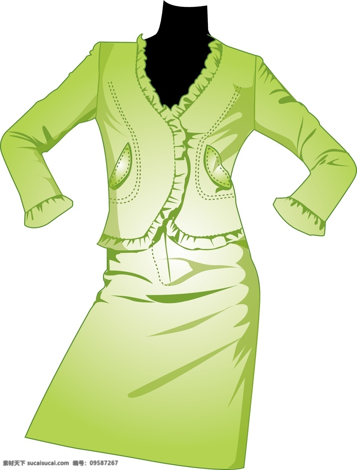女装精美设计 服裝 女裝 套裝 白色