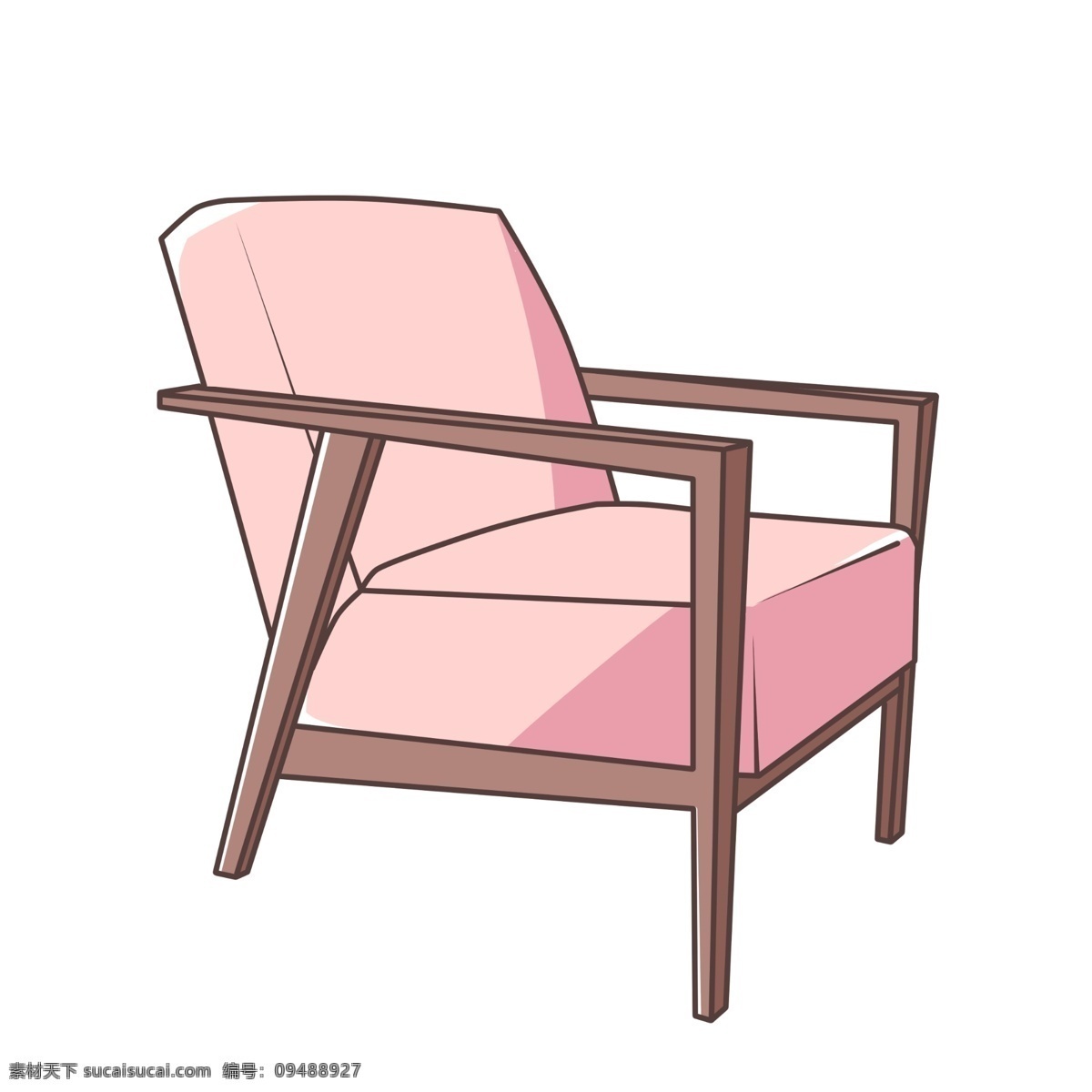 粉色 椅子 装饰 插画 粉色的椅子 木头椅子 漂亮的椅子 创意椅子 立体椅子 家具椅子 木质椅子