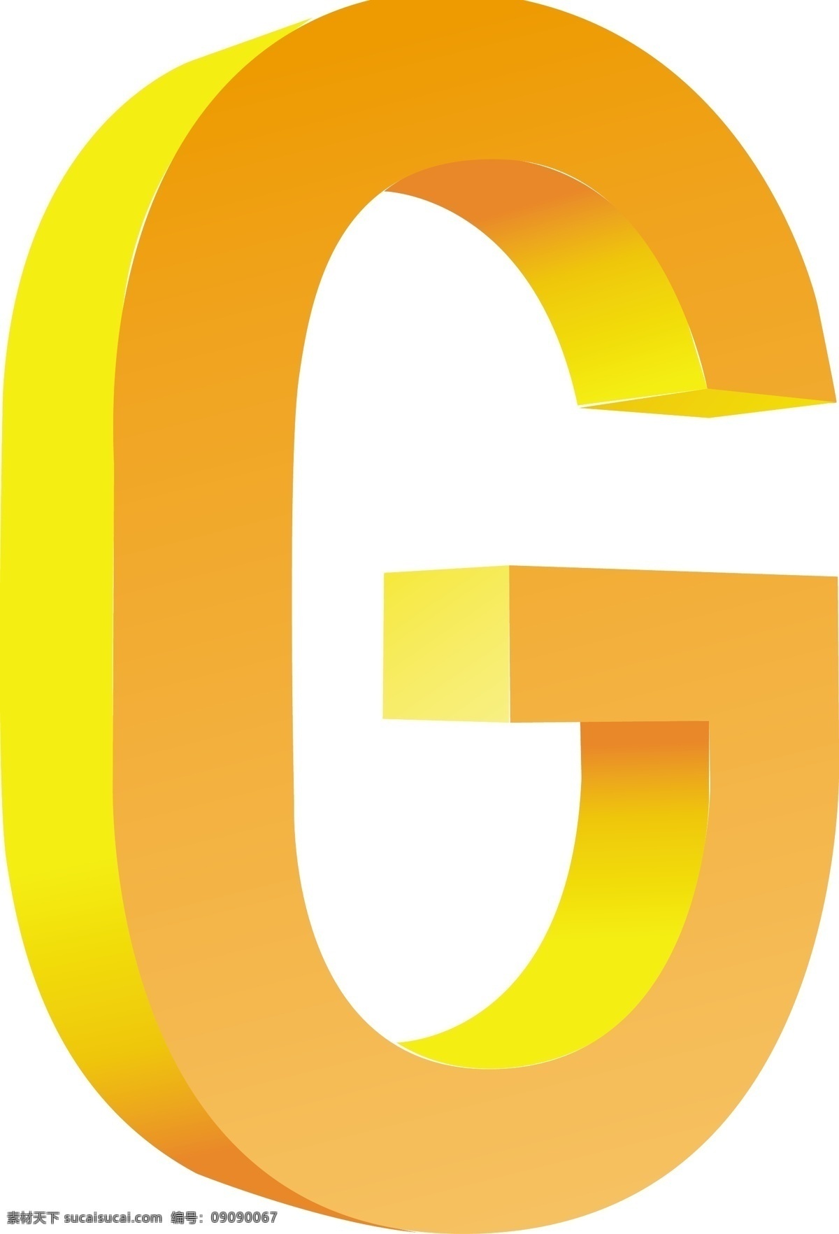 字母 g 图标素材 矢量图 其他矢量图