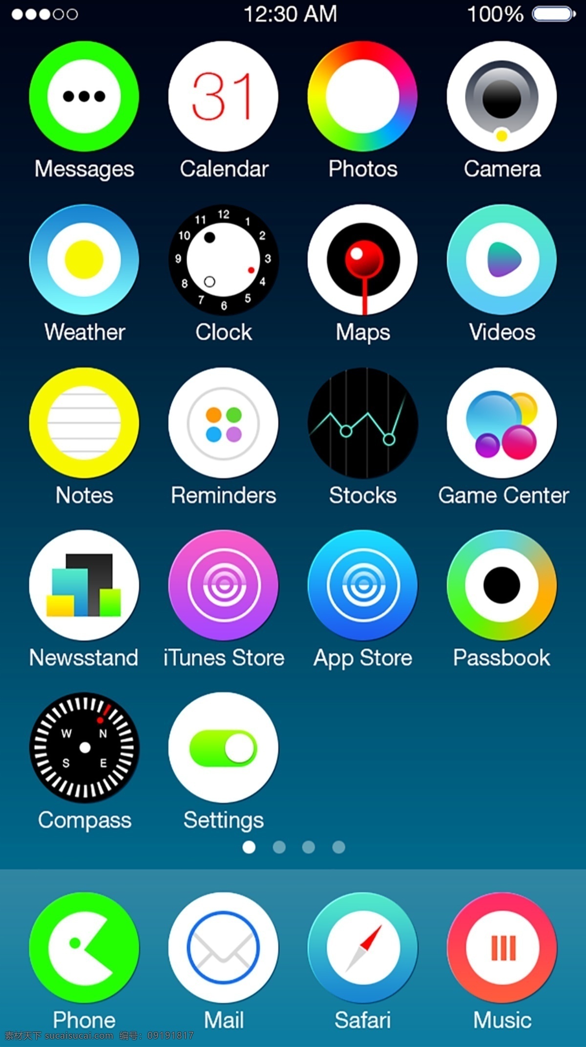 网页 彩色 app 主题 icon 图标 图标设计 icon设计 icon图标 网页图标 信息图标 日历图标 相机图标 时钟图标 影视图标 记事本图标 音乐图标