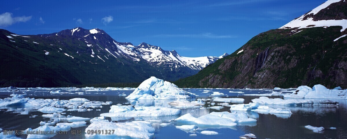 冰川 融化 全球变暖 雪山 海洋上升 自然景观 自然风景